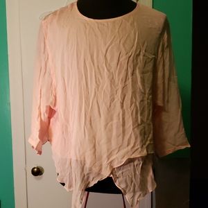 Pink Sheer top from Sterling Styles